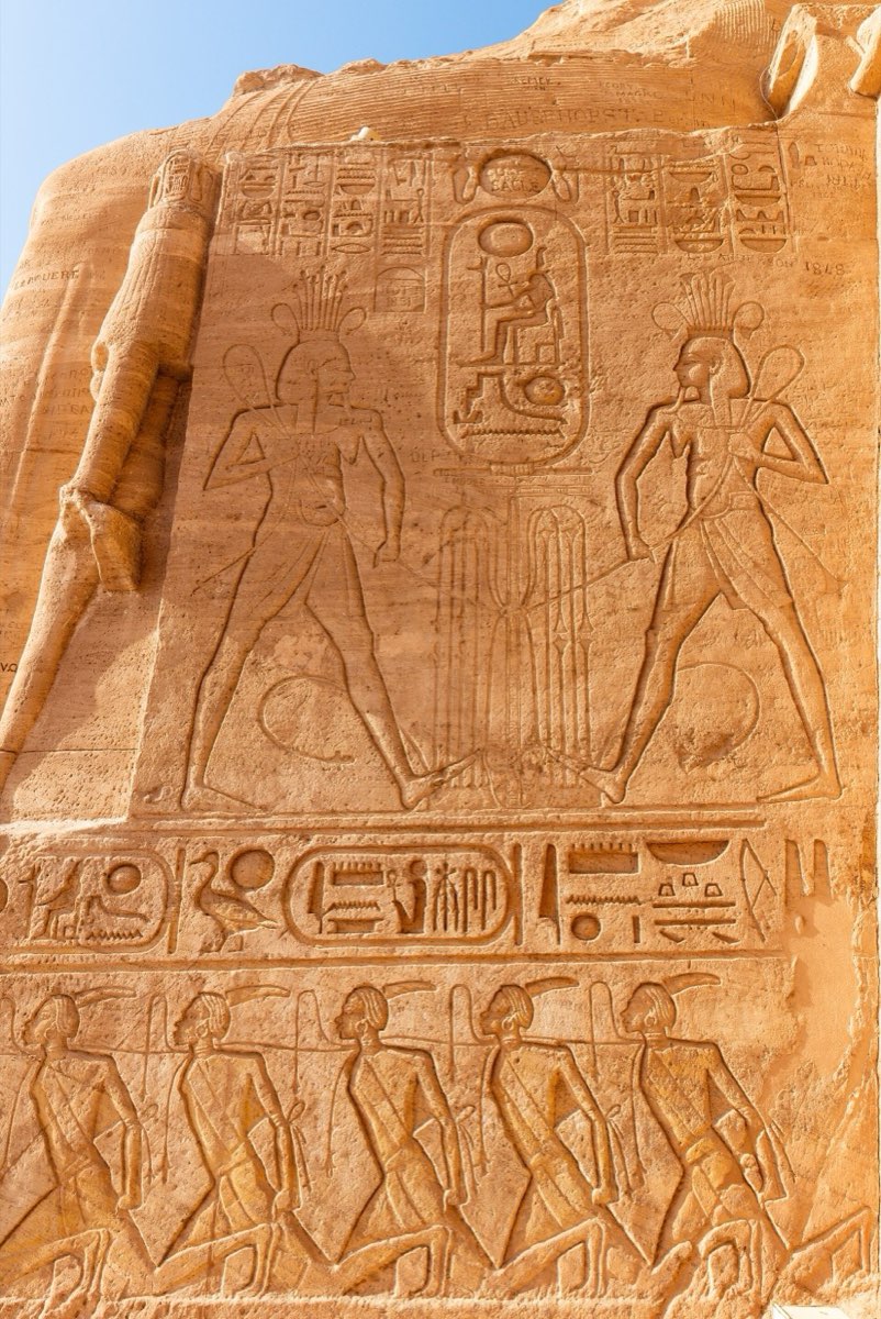 Statues of Ramses II at Abu Simbel
