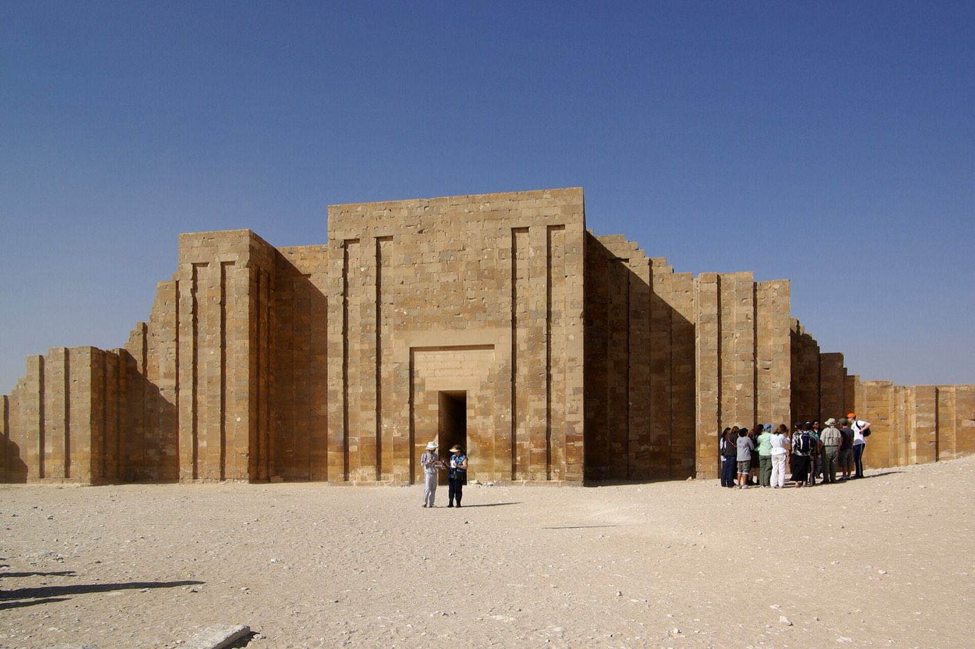 Grand Egyptian Museum grand staircase view